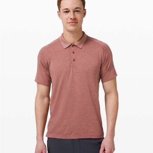 lululemon athletica Men's Polo Shirt - Brick Red